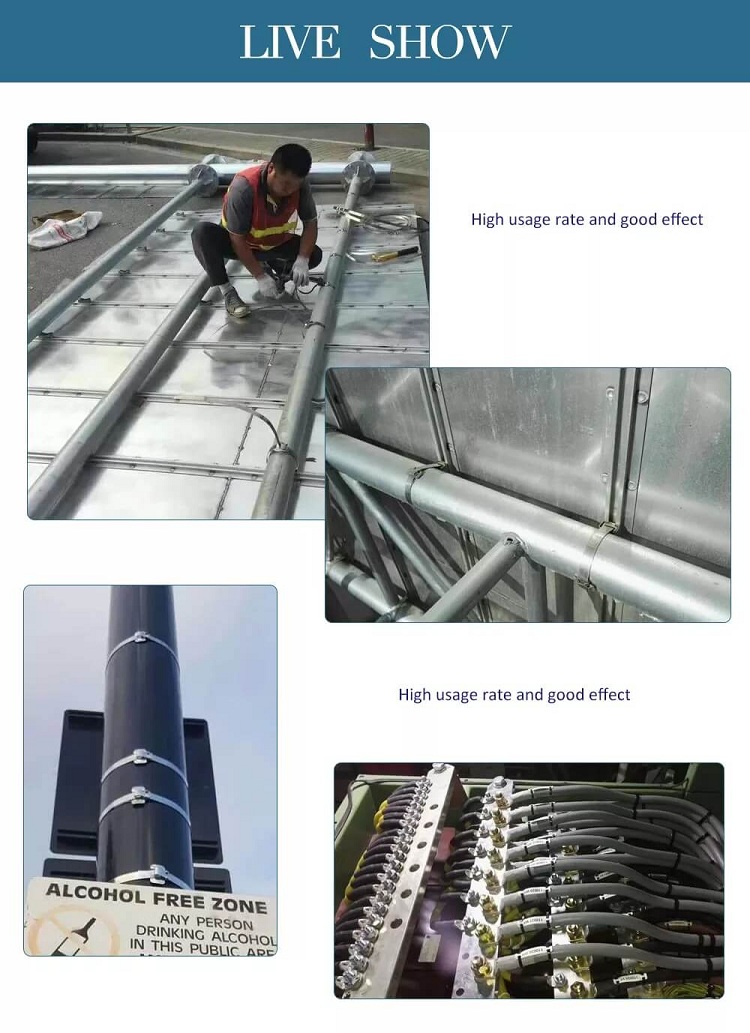 Down Lead Clamp is used for fixation of ADSS onto the pole /tower 13 Down Lead Clamp is used for fixation of ADSS onto the pole /tower 详情 07 2 Down Lead Clamp is used for fixation of ADSS onto the pole /tower